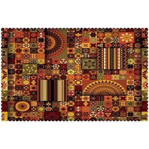 رومیزی مخمل رنس مدل T8-42531 سایز 140x220 سانتی متر