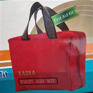 کیف کمک‌های اولیه مدل کسری قرمز بامحتویات.بابسته بندی