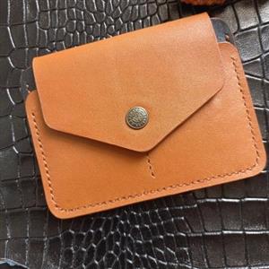 کیف مدارک ماشین چرم طبیعی گاوی دستدوز