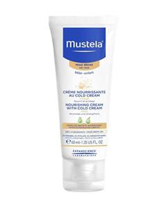 کرم تغذیه کننده صورت موستلا حاوی کلد کرم مناسب پوست خشک 40 میلی لیتر Mustela Nourishing Cream with Cold Cream 40 ml