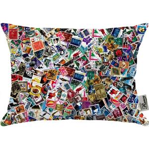 کوسن مخمل رنس مدل R1-10154 سایز 47x33 سانتی متر