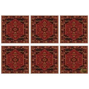 زیربشقابی مخمل رنس مدل U1-42455 سایز 30x30 سانتی متر