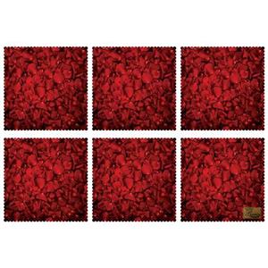 زیربشقابی مخمل رنس مدل U1-42803 سایز 30x30 سانتی متر