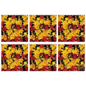 زیربشقابی مخمل رنس مدل U1-42800 سایز 30x30 سانتی متر