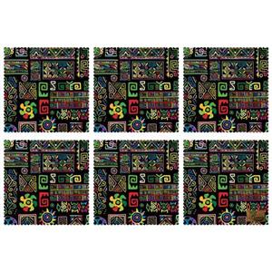 زیربشقابی مخمل رنس مدل U1-42553 سایز 30x30 سانتی متر