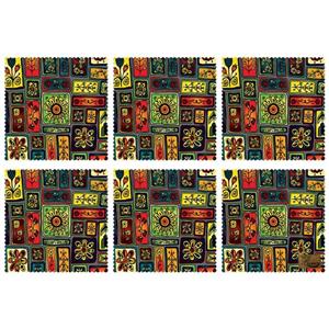 زیربشقابی مخمل رنس مدل U1-42552 سایز 30x30 سانتی متر