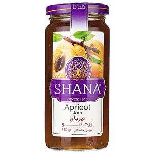 مربا زرد الو شانا مقدار 310 گرم Shana Apricot Jam 310g 