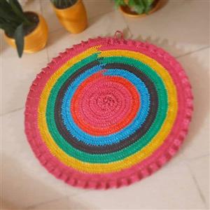 سفره های گرد رنگی رنگی 80سانتی