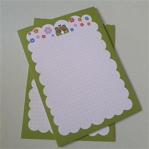 دفترچه یادداشت طرح قورباغه (30 برگ کاغذ آ5 یک رو)