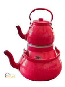 کتری قوری روحی رنگی(سایز بزرگ)