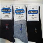 جوراب مردانه نخی ساده ایرانی رنگبندی جور ساقدار فری سایز