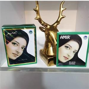 حنا هندی رنگ مشکی یک عدد عطاری عسل