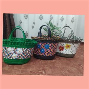 زنبیل گلدار(پس کرایه)