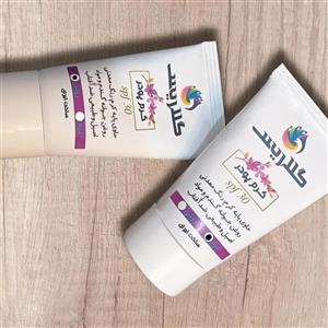 کرم پودر طبیعی باspf30بژ و روشن