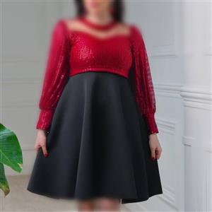 پیراهن و لباس مجلسی پوشیده زنانه سایز بزرگ