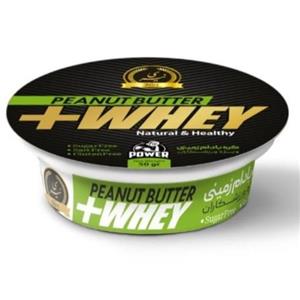 کره بادام زمینی با پروتئین آب پنیر (whey) نیری 50 گرمی