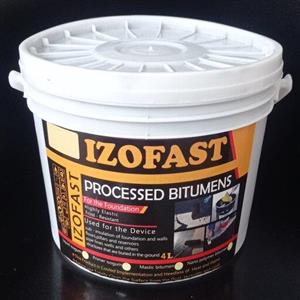 عایق رطوبتی، ایزوگام مایع، بر پایه نانو پلیمر، 4 لیتری، مشکی ، ایزوفست