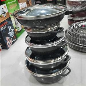 سرویس قابلمه 10 پارچه برند بست سایز قابلمه 32 و28و24و20