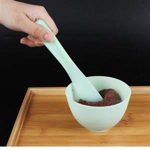 کاسه و کاردک سیلیکونی مخصوص ماسک و رنگ مو silicone