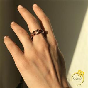 انگشتر زنانه استیل طرح کارتیر (رنگ ثابت)