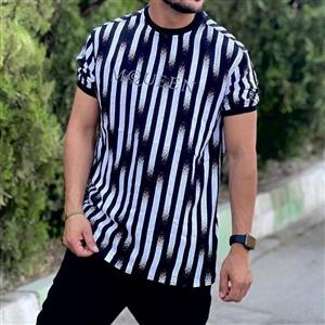 تیشرت راه راه هاوایی مردانه