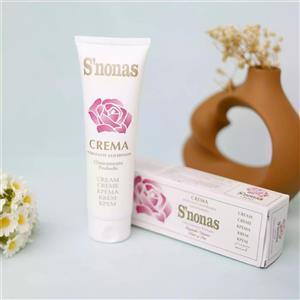 کرم  آبرسان و ضدترک پوستی گل رز و گلیسیرینه  تیوپی اسنوناس  snonas