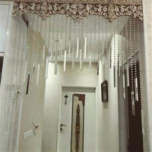 پرده با آویز کاردی عرض 1متر