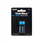 باتری نیم قلمی یونی مکس Uni-Max سری Extra Heavy Duty مدل R03P UM4