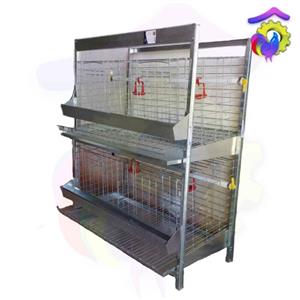 قفس دوطبقه مرغ  تخم گذار،پس کرایه