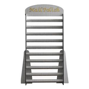 استند لاک ناخن چوبی مدل تقویت شده و 120 تایی تاج طلایی