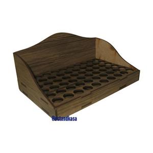 استند چوبی عطر جیبی رولی 60 و 40 تایی با تنوع رنگی و تاج سفارشی