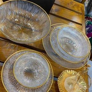 سرویس 33 پارچه سولو لب طلا شرکت نوری تازه