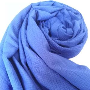 شال آبی کاربنی پفکی