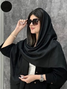 روسری مشکی ژاکارد