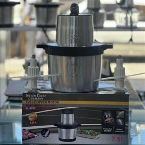 خردکن سیلورکرست 7.5 لیتری با تیغه اضافه ! 3500 وات مدل اصای حک شده روی موتور 4تیغه گیوتینی