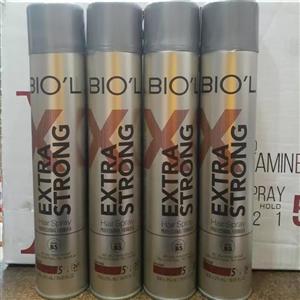 اسپری حالت دهنده مو بیول مدل Ultra Strong حجم 500/300 میلی لیتر
