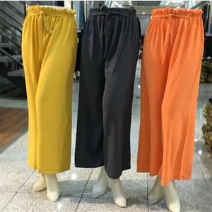 دامن شلوار ابروبادی زنانه جنس کیفیت تنخور عالی فری سایزه فول کشه از سایز 40تاسایز 54 فاق 42 قدشلوار 100 