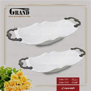 کشکول چینی دسته پیوتر سایز متوسط