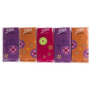 دستمال کاغذی جیبی تافته 10 برگ بسته 10 عددی Tafteh Tissue Paper 10pcs - Pack Of 6