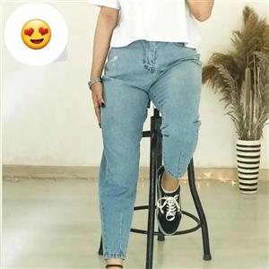 شلوار مام فیت و مام استایل دخترانه با رنگبندی