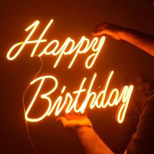 تابلو نئون طرح تولدت مبارک (happy birthday)