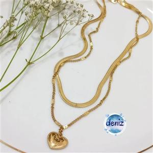 گردنبند استیل رنگ ثابت