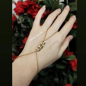 دستبند انگشتری یا تمیمه کارتیر رنگ ثابت ضدحساسیت