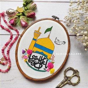 دیوارکوب گلدوزی مذهبی امام رضا (ع)