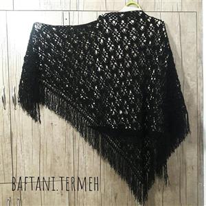 اشارپ قلاب بافی مدل پروانه ای