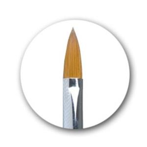 قلم اشکی  زبرو اصل شماره 12 zebro کاشت ناخن موی سمور, قلم کاشتناخن اشکی حرفه ای لاکژل ژلیش، قلم کاشت سر گرد 