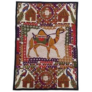 رومیزی سوزن دوزی ابریشم دیوار کوب کد GHAAB12