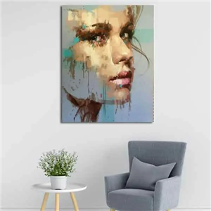 تابلو بوم چاپی لاویا طرح زن کد ART-891