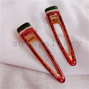 گیره مو انبری طرح هندوانه مناسب یلدا