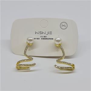 گوشواره مرواریدی میخی